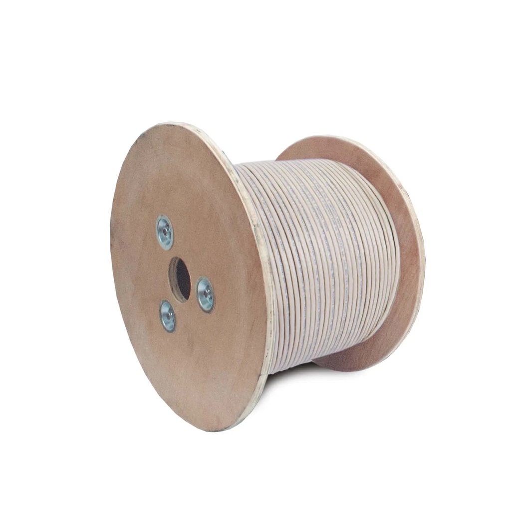 Satra - Cable UTP U/FTP CAT 6A LSZH Cobre Sólido 23AWG Chaqueta Blanco x 305mts