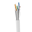 Satra - Cable UTP U/FTP CAT 6A LSZH Cobre Sólido 23AWG Chaqueta Blanco x 305mts