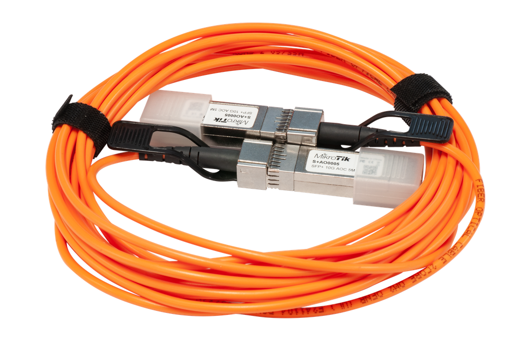 MikroTik - SFP+ direct attach Active Optics cable, 5m. DAC