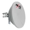 ALGcom - Antena parabólica 6Ghz, rango de 5.9 - 7.125 GHz, 31 dBi / 60 cm