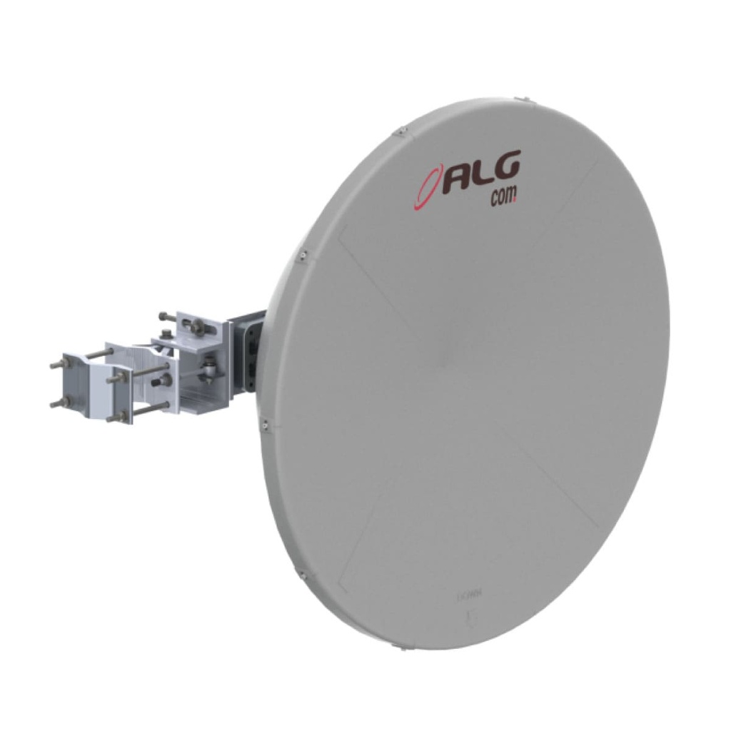 ALGcom - Antena parabólica 6Ghz, rango de 5.9 - 7.125 GHz, 34 dBi / 90 cm