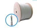 Satra - Cable UTP U/FTP CAT 6A LSZH Cobre Sólido 23AWG Chaqueta Blanco x 305mts