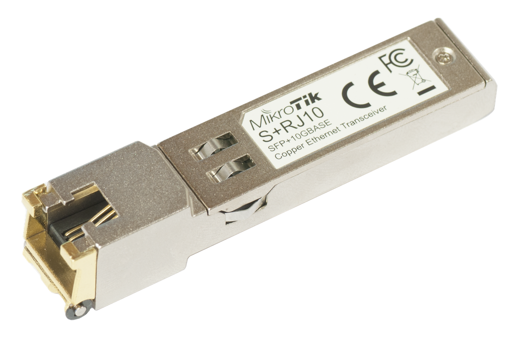 MikroTik - Transceiver / modulo RJ-45 10 GBPS S+RJ10