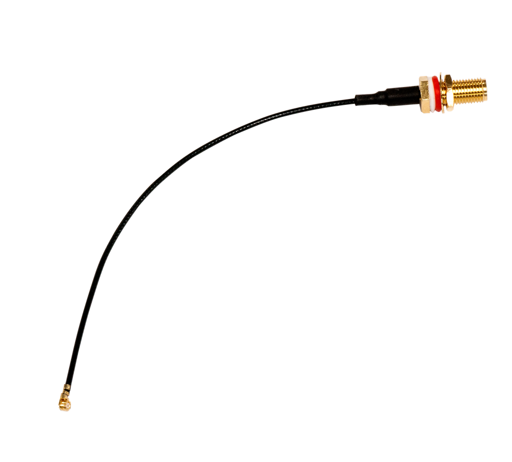 Cable hembra U.fl-SMA, que se puede utilizar para conectar su módem (LTE / LoRa / tarjeta inalámbric