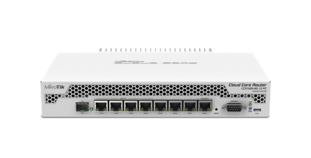 MikroTik - Cloud Core Router 1009-8G-1S 9 nucleos, 1GHz, 1GB RAM,1 SFP