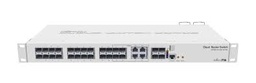 [CRS328-4C-20S-4S+RM] MikroTik - Cloud Router Switch Gigabit Ethernet de 4 combo, 20 puertos SFP y 4 puertos SFP+