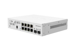 [CSS610-8P-2S+IN] MikroTik - Cloud Smart Switch 610-8P-2S+IN con 8 Puertos Gigabit PoE-Out , 2x SFP+, SwOS, case de metal