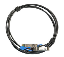 [XS+DA0003] MikroTik - Cable de conexión directa SFP, SFP+ y SFP28 para 1G, 10G y 25G de 3 metro. DAC