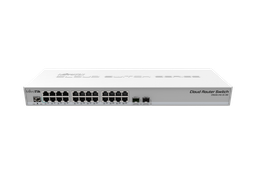 [CRS326-24G-2S+RM] CLOUD ROUTER SWITCH 326-24G-2S+RM WITH 800MHZ CPU, 512MB RAM, 24X GIGABIT LAN, 2X SFP+ CAGES