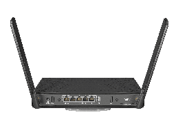 [RBD53iG-5HacD2HnD] MikroTik - hAP ac³ - RBD53iG-5HacD2HnD Router inalámbrico Gigabit Ethernet Doble banda (2,4 GHz / 5 GHz) Negro