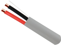 [210-222SO/5GY] Vertical Cable - SECURITY 22/2 SOLID/UNSHIELDED CM CL2 500FT GRAY
