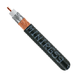 [107-2174/mini59-MTS] Vertical Cable - RG59 MINI COAX, 24 AWG, 95% BRAID, 3.0 GHZ, CL2 RATED, 1000, PULL BOX, BLACK X METROS